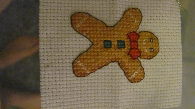 2nd Finish for 2017 - Mouseloft Gingerbread Man