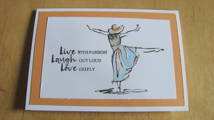 LIve Laugh Love - August Use Your Stamps