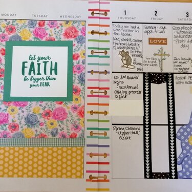 2021 - April Planner Page - Easter