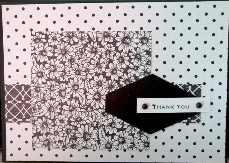Card from scraps