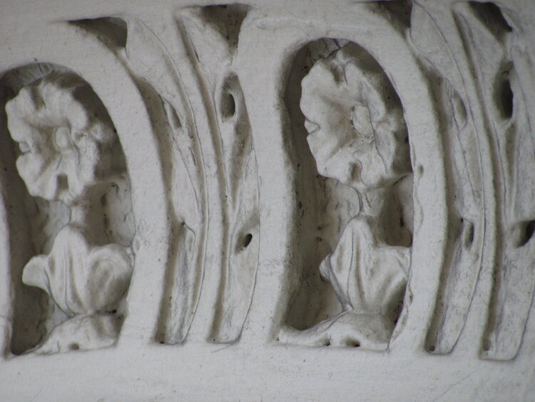 Lancaster Rose Detail from Old Town Hall Doorframe