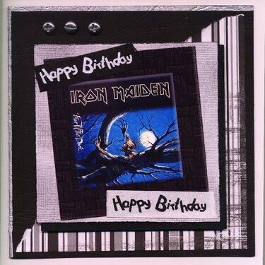 Happy Birthday with Iron Maiden
