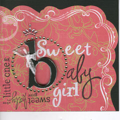sweet baby girl card