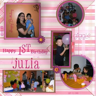 Happy 1st Birthday Julia - pg1