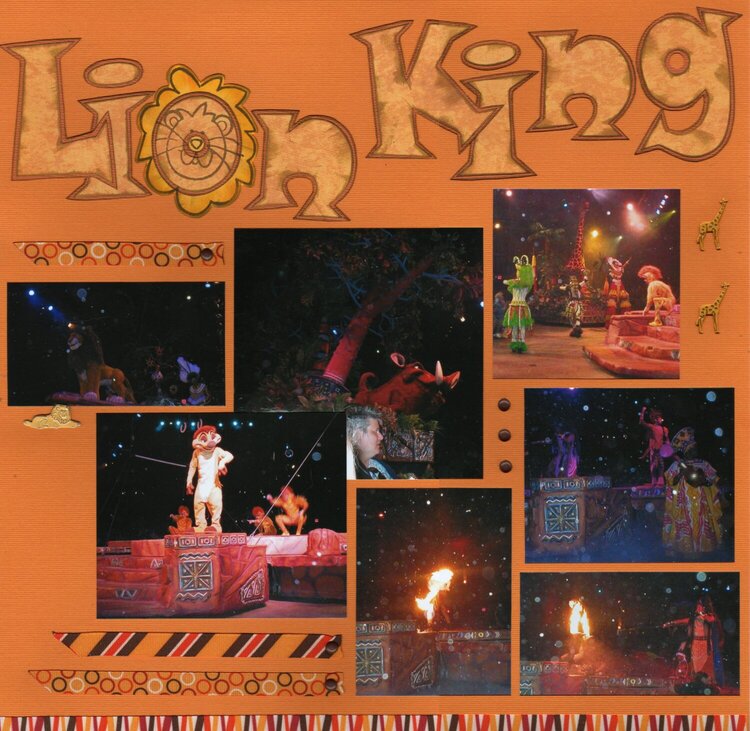 Lion King show - page 1