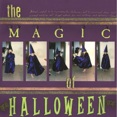 Wizard Gabryel &amp; The MAGIC of Halloween - (right page)