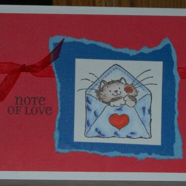 PB Kitty Note of Love