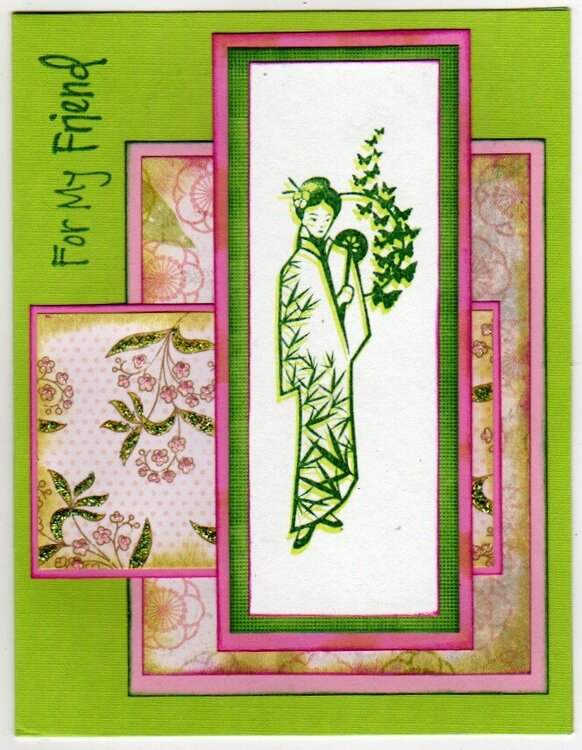 Pink Geisha Card