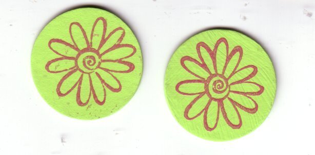 Poker Chips - Tokens summer flower