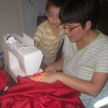 Sewing costumes