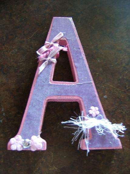 altered letter A