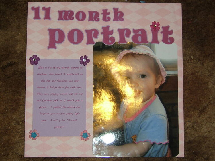 11-month portrait