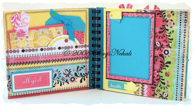 Diva 6 x 6 Chipboard Mini Album