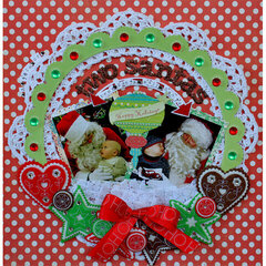 A tale of two santas... beer Santa and mall Santa