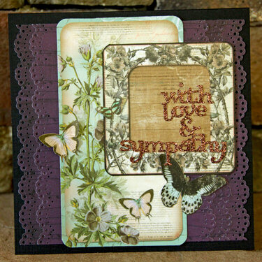 sympathy card