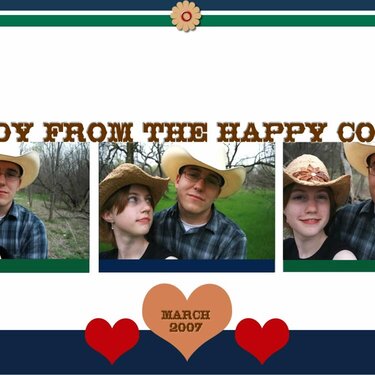 Howdy from the Happy Couple