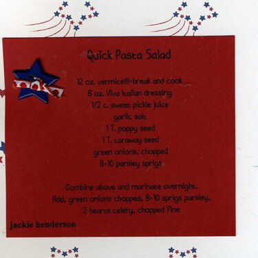 4th of July recipe swap