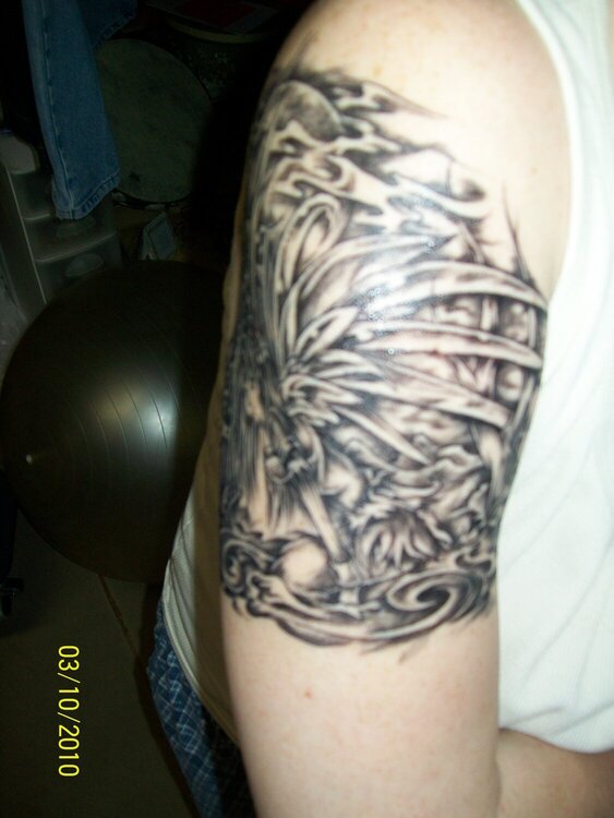upright view of faerie tattoo