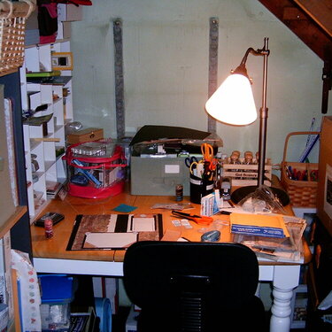 Moms Desk in the Craftroom