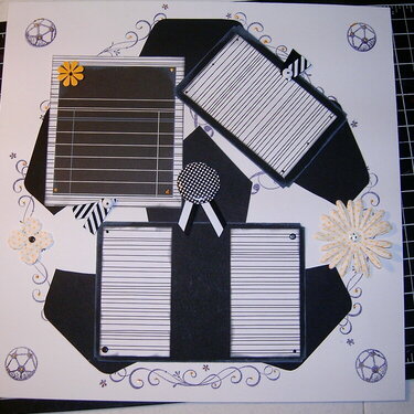 Right side of 12x12 layout for Finished Pages Kit