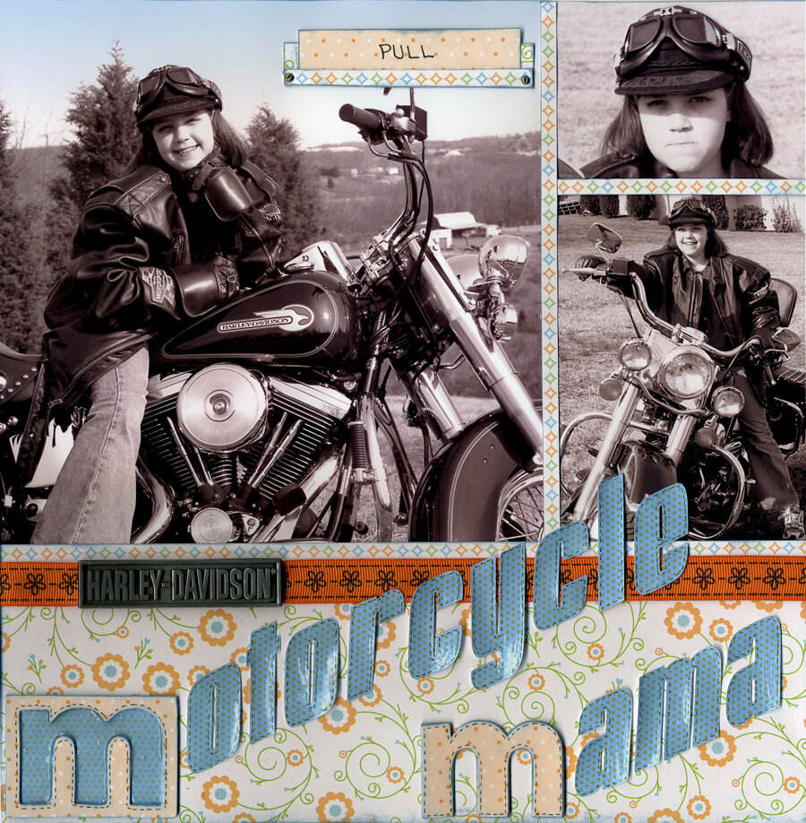 Motorcycle Mama - Project Idea - Scrapbook.com
