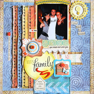 You light up my life **Scraps of Darkness **August kit Jamaican Sunset