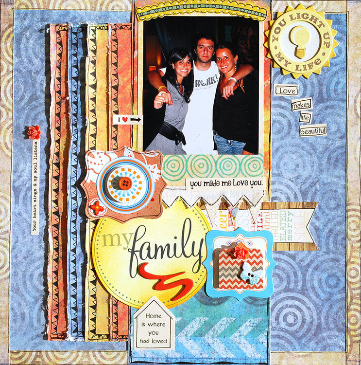 You light up my life **Scraps of Darkness **August kit Jamaican Sunset