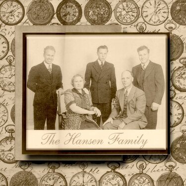 Heritage family photo