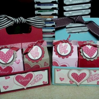 Valentine milk cartons
