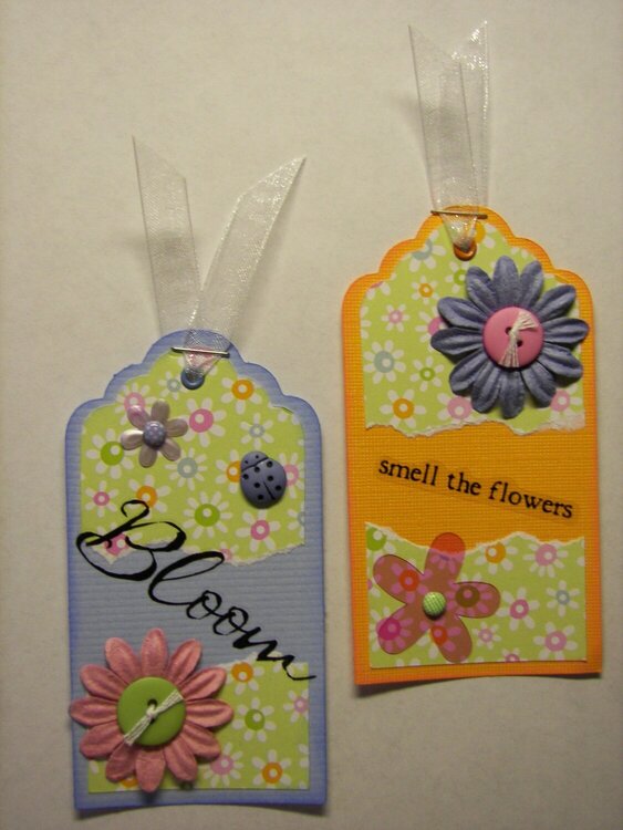 Spring Themed Tags
