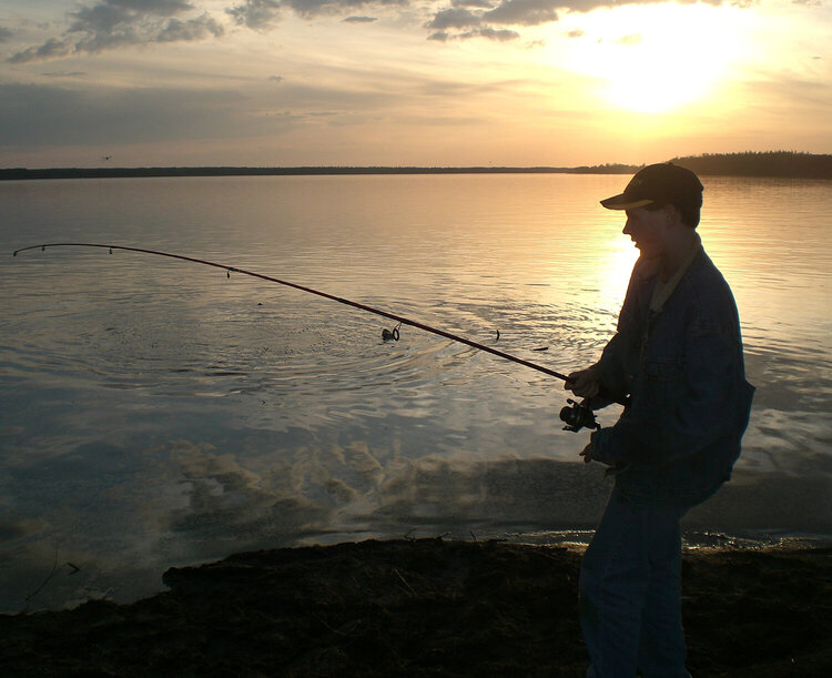 Fishing at The Lake