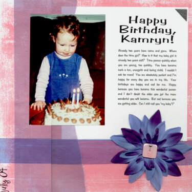 Happy Birthday, Kamryn