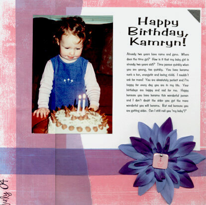 Happy Birthday, Kamryn