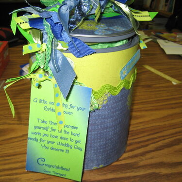 Paint Pail for Wedding Shower