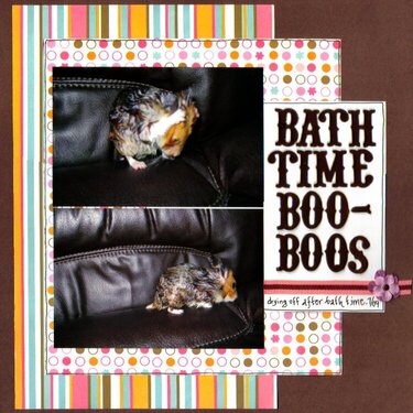 Bath Time Boo -Boos