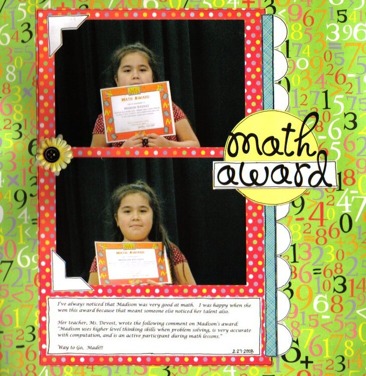 Math Award