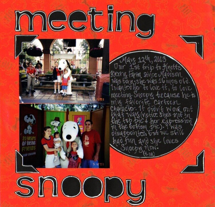 Meeting Snoopy