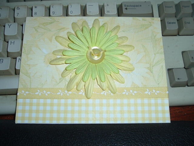 Birthday flower card