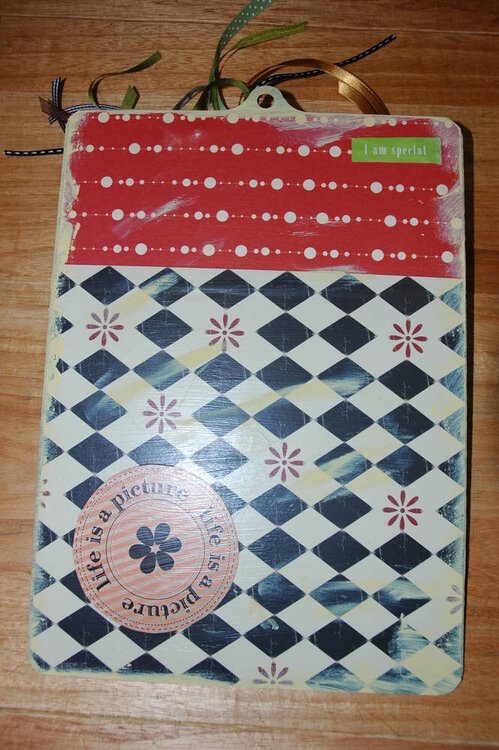Library of Memories Clipboard Back view