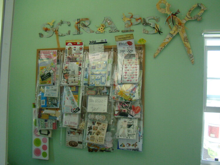 Scrap room- Sticker storage