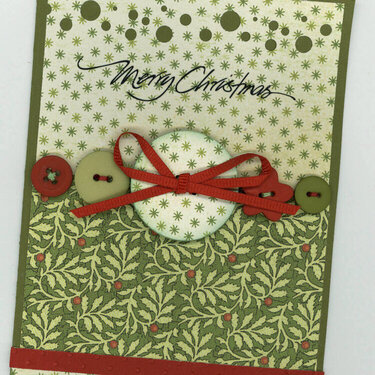 Mistletoe Merry Christmas card