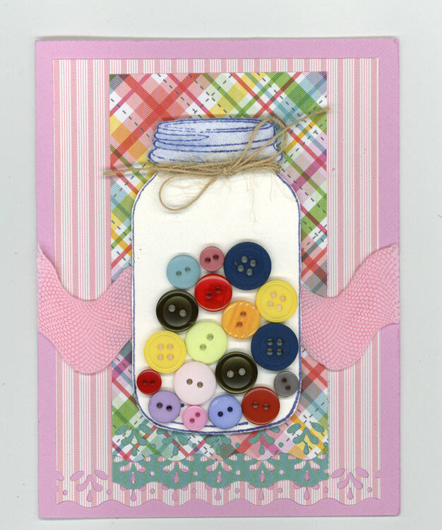 Mom&#039;s button jar