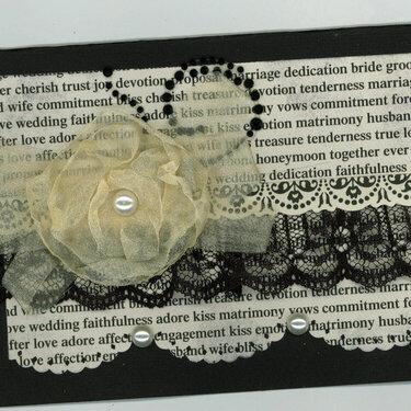 bride and groom card