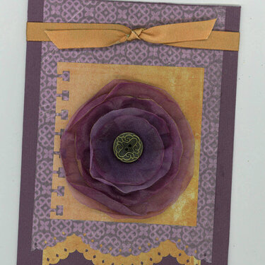 plum flower card