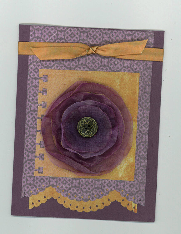 plum flower card