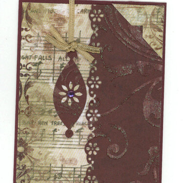 Snowy Concerto Card