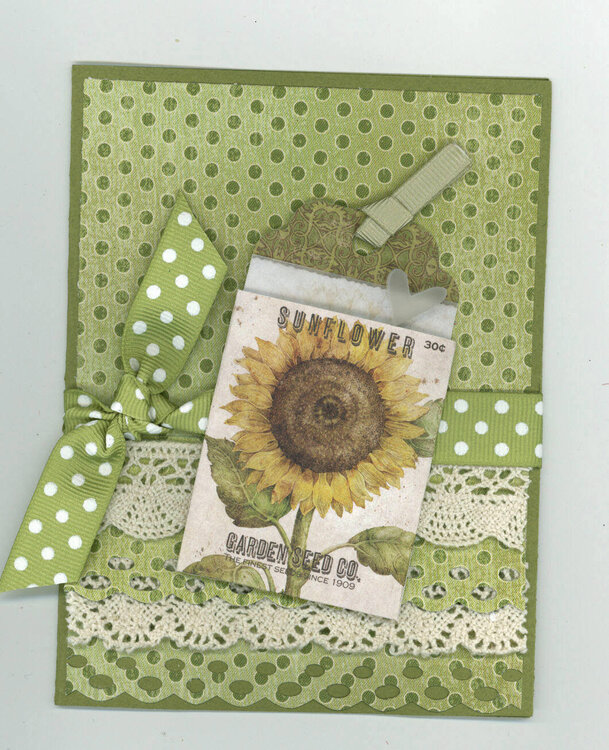 Sunflower Sympathy card