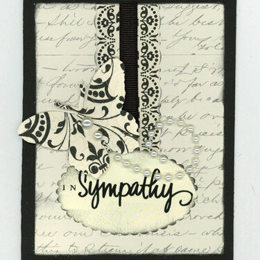 sympathy card