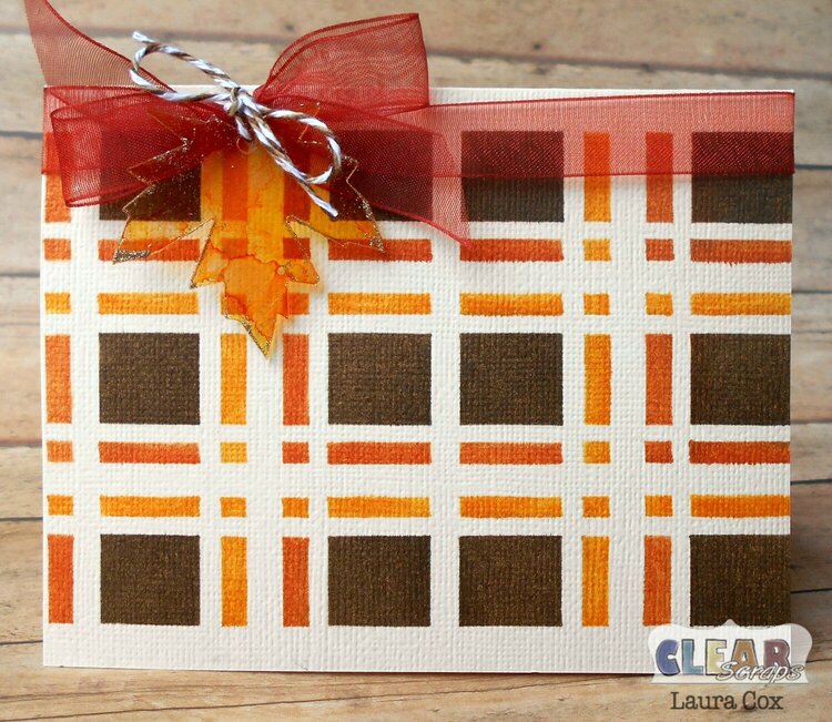 Fall Plaid Card