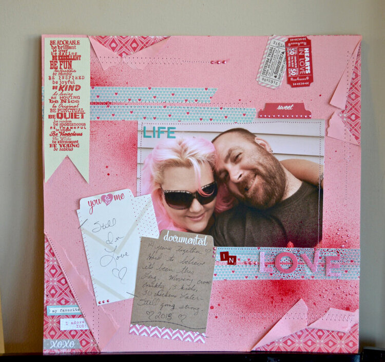 Stamped layout by Pinky